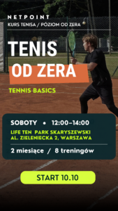 Read more about the article Nowe grupy tenisowe w Warszawie — start 10 i 11 października 2026